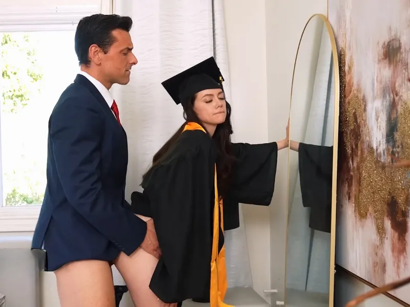 Cha dượng doggy cục vàng sữa đặc rớt đầy sàn